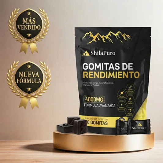 Gomitas de Rendimiento Masculino – Fórmula Avanzada con Shilajit Puro